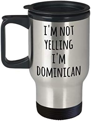 HollyWood ve Sicim Dominik Seyahat Kupa değilim Bağırıyor ben Dominik Komik Kahve Fincanı Gag Hediyeler Erkekler ve Kadınlar için