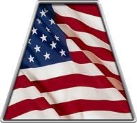 Yansıtıcı Amerikan Bayrağı İtfaiyeci yangın kaskı Tetrahedronlar-8 Set