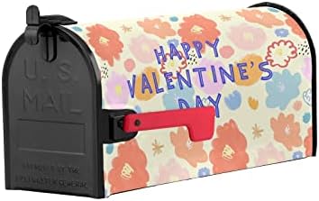 Sevgililer Günü Posta Kutusu Kapağı-İlkbahar Yaz Sonbahar Kış Manyetik Posta Kutusu Kapakları Açık Bahçe için Dekor Aksesuarları Sarar