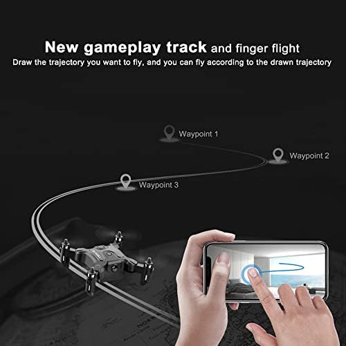 UJIKHSD Mini Drone ile 4 K Kamera için Çocuk Oyuncakları, Nano Cep rc dört pervaneli helikopter Başlayanlar için Hediye, Yükseklik