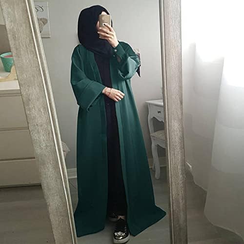 LzeAL Müslüman Kıyafetleri Kadınlar İçin Pantolon Arapça Elbise Müslüman Kıyafetleri Erkekler İçin Arapça Uzun Kollu Akıcı Müslüman