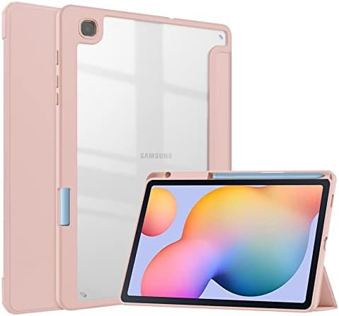 tablet PC kılıfı Samsung Galaxy Tab S6 Lite 10.4 inç 2022/2020 (SM-P613/P619/P610/P615) ile Uyumlu Tablet Kılıfı, Kalem Tutuculu TPU