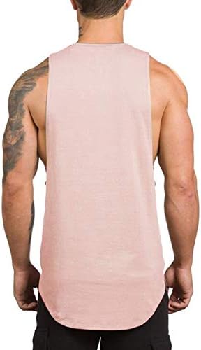 VEKDONE erkek Egzersiz Stringer Tank Tops Gym Fitness Vücut Geliştirme Kas Kesim Kolsuz T Shirt