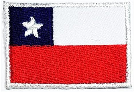 Kleenplus 1. 2X1.7 İNÇ. Şili Bayrağı Yama Taktik Askeri Bayrak Aplikler Yamalar Ceketler Şapka Giyim Çıkartmalar Zanaat Nakış Bayrağı