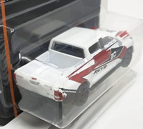 Revo Model Araba Ölçeği 1: 64 (3 inç araba) Beyaz/Kırmızı Renk Serisi 4 Tekerlekli Stilleri D5S-MJ Ref 292K Uzun Paket - Araba Modeli