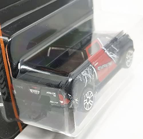 Revo Model Araba Ölçeği 1: 64 (3 inç araba) Siyah / Kırmızı Renk Serisi 4 Tekerlekli Stilleri D5S-MJ Ref 292K Uzun Paket - Araba Modeli