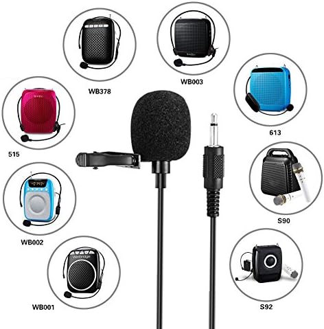 WinBridge Taşınabilir Yaka Klip Mikrofon 3.5 mm Ses ile Uyumlu WinBridge ses amplifikatörleri S6