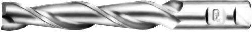F & D Takım Şirketi 17165-AT918 Alüminyum, Tek Uçlu, Ekstra Uzun, Yüksek Hız Çeliği, 1/2 Değirmen Çapı, 1/2 Sap Çapı, 3 Flüt Uzunluğu,