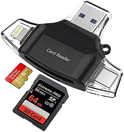 BoxWave Akıllı Gadget GPD Wın 3 ile uyumlu (BoxWave tarafından Akıllı Gadget) - AllReader USB kart Okuyucu, microSD Kart Okuyucu SD