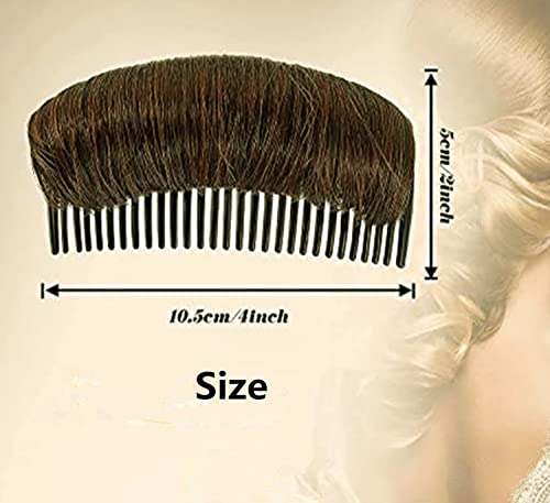 Saç Topuz Görünmez Yanlış saç tokası, Görünmez Kabarık Saç Pedi, Saç Tabanı Yumru Kabarık Saç Pedi Şekillendirici Ekleme Aracı, Yanlış