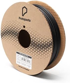 Protopasta 3D Yazıcı Filament, PLA Filament 1.75 mm, Siyah Karbon Fiber HT PLA Kompozit, 500g Makara
