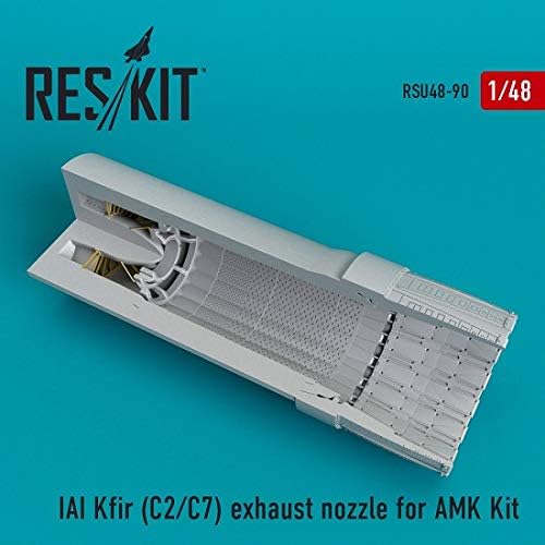Reskıt RSU48-0090-1/48 IAI Kfır (C2/C7) egzoz nozulları için AMK Ölçekli model seti