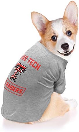 Littlearth NCAA Unisex-Takım Logosu ve Adı Olan Yetişkin Evcil Hayvan Tişörtü