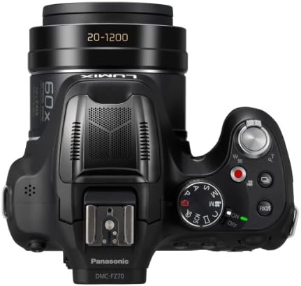 Panasonic LUMİX DMC-FZ70 16.1 MP Dijital Fotoğraf Makinesi, 60x Optik Görüntü Sabitleyici Zoom ve 3 inç LCD (Siyah)