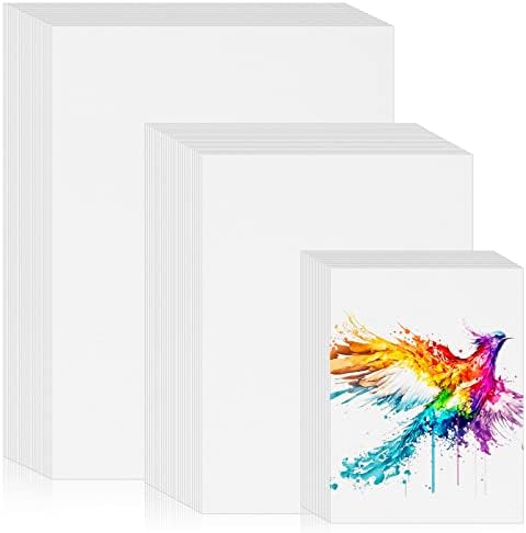 Crtiin 200 Yaprak 3 Boyutları Suluboya Kağıdı Boyama Soğuk Pres Kağıt Paketi Beyaz Boya Kağıdı Çocuklar için Su Renkli Kağıt Sanatçı