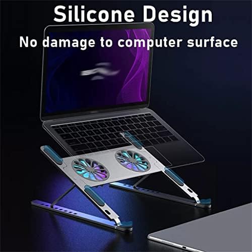 DANN Alüminyum Ayarlanabilir laptop standı Tablet Standı Dizüstü Soğutma Standı fan pedi Taşınabilir Taban
