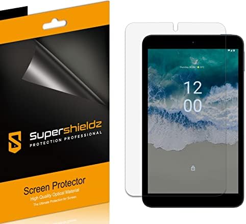 (3 Paket) Supershieldz Parlama Önleyici (Mat) Ekran Koruyucu için Tasarlanmış Nokia T10 Tablet 8 inç
