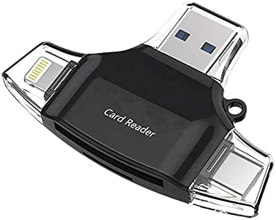 BoxWave Akıllı Gadget ile Uyumlu Lenovo M10 Artı (3rd Gen) (10.6 in) - AllReader SD kart okuyucu, microSD kart okuyucu SD Kompakt USB