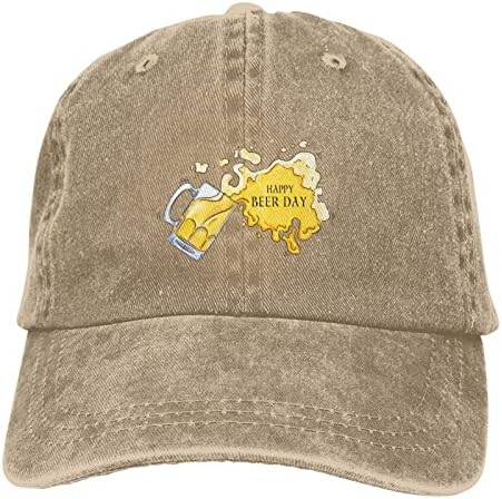 Bira Günü Sevimli bira kupası Beyzbol Kapaklar Unisex kovboy şapkası Casquette Kap Vintage Ayarlanabilir Moda