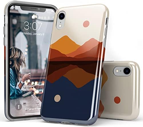 Casely iPhone XR Kılıfı / Karşıtlar Çekiyor / Gündüz ve Gece Colorblock Dağ Çantası