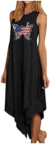 MIASHUI Zarif Yaz Elbiseler Kadınlar için Rahat Kolsuz Boyun Yuvarlak Katı kadın Gevşek Elbise Kadın Kokteyl Elbiseleri
