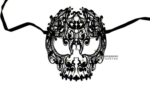 Şeytan Kafatası Lazer Kesim Venedik maskeli balo maskesi Olay Parti Topu Mardi Gars