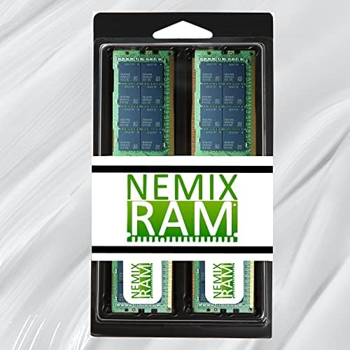 NEMİX RAM 256 GB (2x128 GB) DDR4-3200 PC4-25600 ECC RDIMM Kayıtlı Sunucu Bellek Yükseltme Dell PowerEdge R650xs raf tipi sunucu