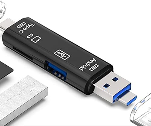 USB dişi arayüzü ile, TF hafıza kartı okuyucu, 5-in-1 C tipi OTG Kart okuyucu, (NO. 1) okumak için USB 3.0 için uygundur.
