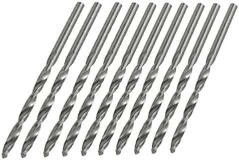 X-DREE 3.2 mm Gümüş Ton Metal Elektrikli Matkap Büküm Uçları 10 ADET(3.2 mm Gümüş Ton Metal Matkap Büküm Uçları 10 ADET