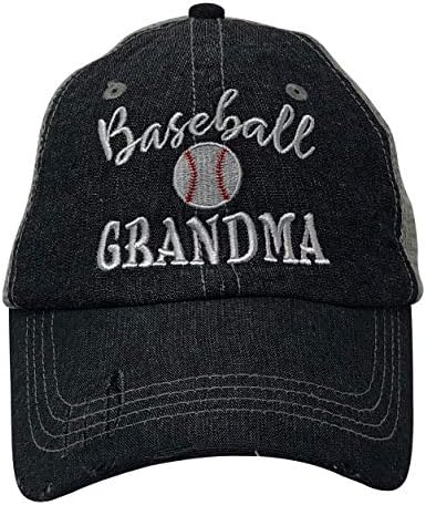 Cocomo Soul Bayan Beyzbol Büyükanne Şapkası / Beyzbol Büyükanne Şapkası 218 Koyu Gri