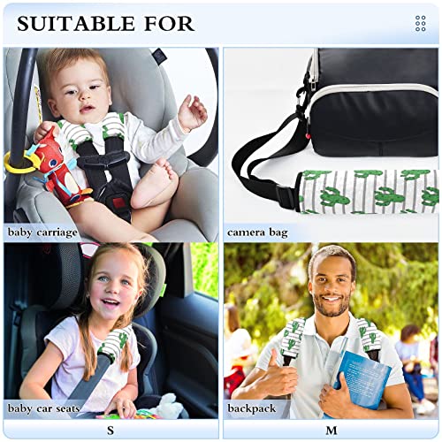 Kaktüs Araba Koltuğu Askı Kapakları Bebek Çocuklar için 2 ADET Araba Koltuğu Sapanlar Omuz Yastık Pedleri Koruyucu Çocuk Emniyet Kemeri