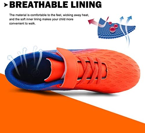 brooman Çocuklar Firma Zemin Futbol Cleats Erkek Kız Atletik Açık futbol ayakkabısı