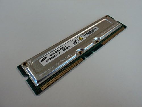 Samsung RAM Bellek Modülü 64 MB PC800 800 MHz RDRAM RIMM MR16R0824BN1-CK8