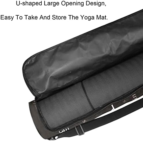 RATGDN Yoga Mat Çantası, Matematik ve Fizik Formülü egzersiz yoga matı Taşıyıcı Tam Zip Yoga Mat Taşıma Çantası Ayarlanabilir Kayış