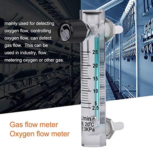 Debimetre Gaz, Hava Debimetre O2 Ölçer Regülatörü LZQ 5 2.5 25LPM Debimetre Kontrol Vanası İle Ayarlanabilir Oksijen Ölçüm Kontrol