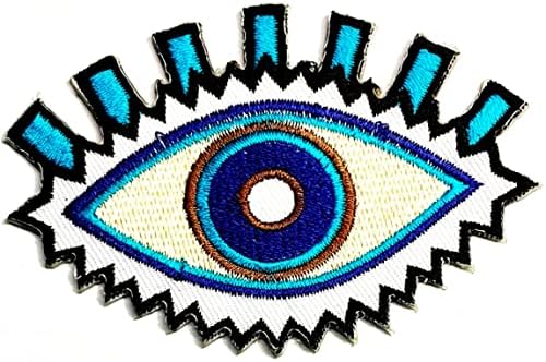 Kleenplus 3 adet. Güzel Gözler İşlemeli Yamalar üzerinde Demir Dikmek Karikatür Tanrı'nın Gözü Sticker El Sanatları Projeleri Aksesuar