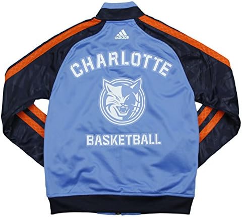 Charlotte Bobcats NBA Mahkemede Büyük Çocuklar Isınma Ceketi, Açık Mavi