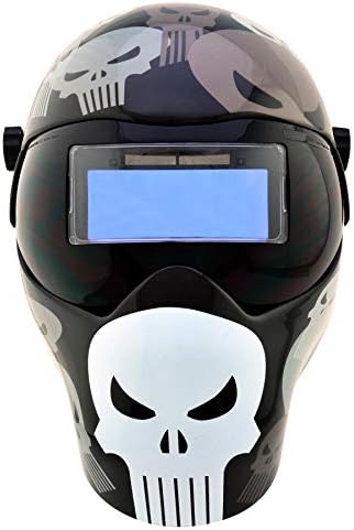 Kaydet Phace Otomatik Kararan Kaynak Kask Punisher EFP F-Serisi - Kulak Görüş Kaynakçı Hood Taşlama Maskesi ile 4. 3x2 İnç Ayarlanabilir