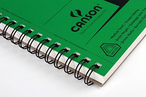 Canson XL Geri Dönüşümlü Çizim Pedi, 18X24 Yan Tel
