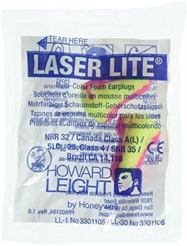 Howard Leight Ll1 Lazer Lite Köpük Kulak Tıkacı Kablo Yok, 50 Adet