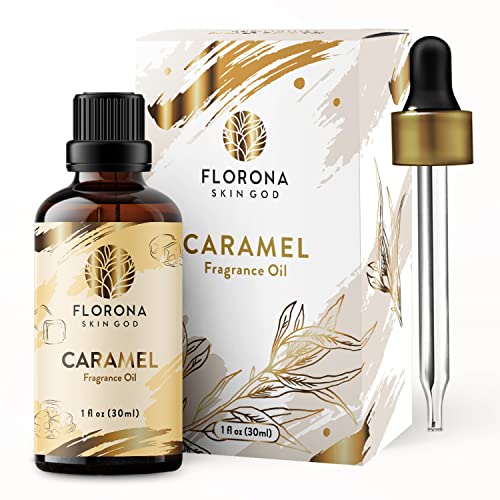 Florona Karamel Premium Kalite Koku Yağı-1 floz Sabun Yapımı için, Mum Yapımı, Difüzör Aromaterapi