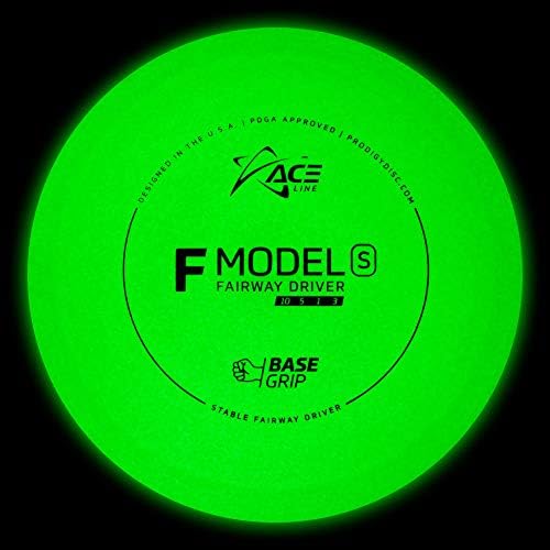 Prodigy Disk Ace Hattı BaseGrip Glow F Model S / Kararlı Disk Golf Fairway Sürücüsü / Karanlıkta Parlıyor / Kesin Doğruluk ve inanılmaz