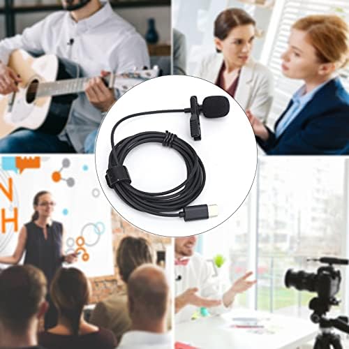 Shanrya Yaka Mikrofonu, Klip Kablolu Yaka Mikrofonu Taşınabilir Kayıt Röportaj için Yayın Video Konferans için