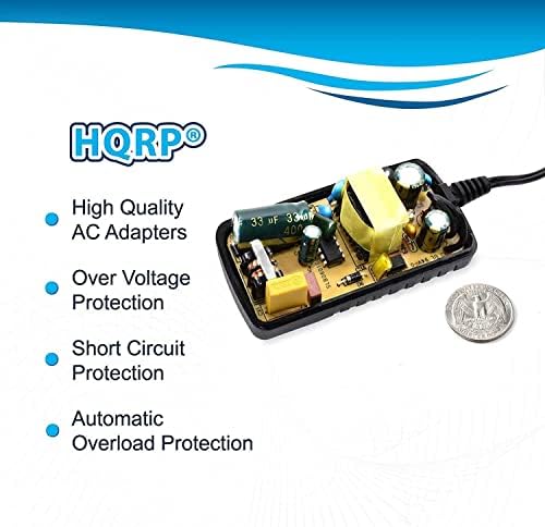 HQRP AC Adaptörü ile Uyumlu _ _ _ _ _ _ _ _ _ _ _ _ _ _ _ _ _ _ _ _ 500405015300 KA-310 X50, mıcroX, R3, MR1000 Güç besleme kablosu