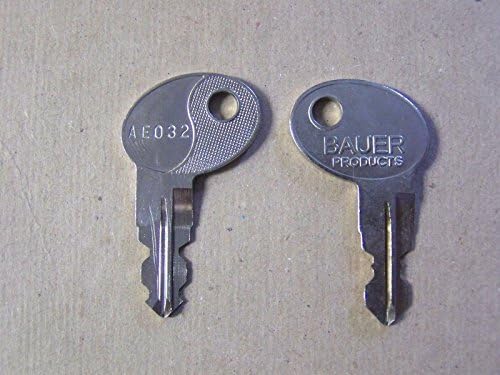 Bauer 2 OEM AE Kamp Anahtarları Kodunuza Göre Kesilmiş AEOO1-060
