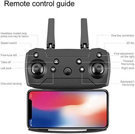 Drone İle Çift 1080P HD FPV Kamera Uzaktan Kumandalı Oyuncaklar Hediyeler Erkek Kız İrtifa Tutun Başsız Modu Bir Anahtar Başlangıç