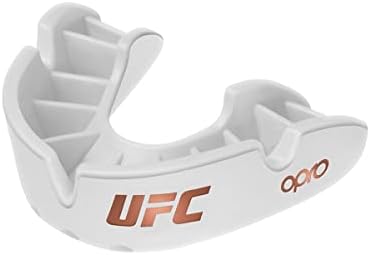 OPRO Bronz Seviye UFC Yetişkin ve Gençlik Spor Ağız Koruyucu Kılıf ve Bağlantı Cihazı, UFC, MMA, Boks, BJJ ve Diğer Dövüş Sporları