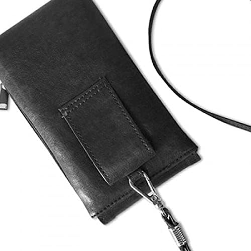 Palyaço Kafa Mutlu Karnaval Venedik Telefon cüzdan çanta Asılı Cep Kılıfı Siyah Cep