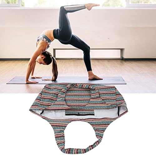Okuyonıc Fitness Yoga Çantası, Çok Amaçlı Yoga Mat Çantası Tuval Hafif Etnik Tarzı Uzun Omuz Askıları Seyahat için