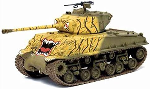 FMOCHANGMDP Tankı 3D Bulmacalar Plastik Model Kitleri, 1/35 Ölçekli M4A3 76 W HVSS Sherman Kore Savaşı Modeli,yetişkin Oyuncaklar ve
